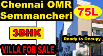3bhk duplex villa on OMR Chennai house for sale in Semmancheri