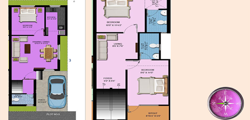 3bhk duplex villa on OMR Chennai house for sale in Semmancheri