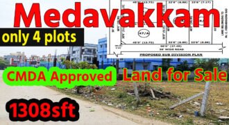 residential land for sale in chennai medavakkam